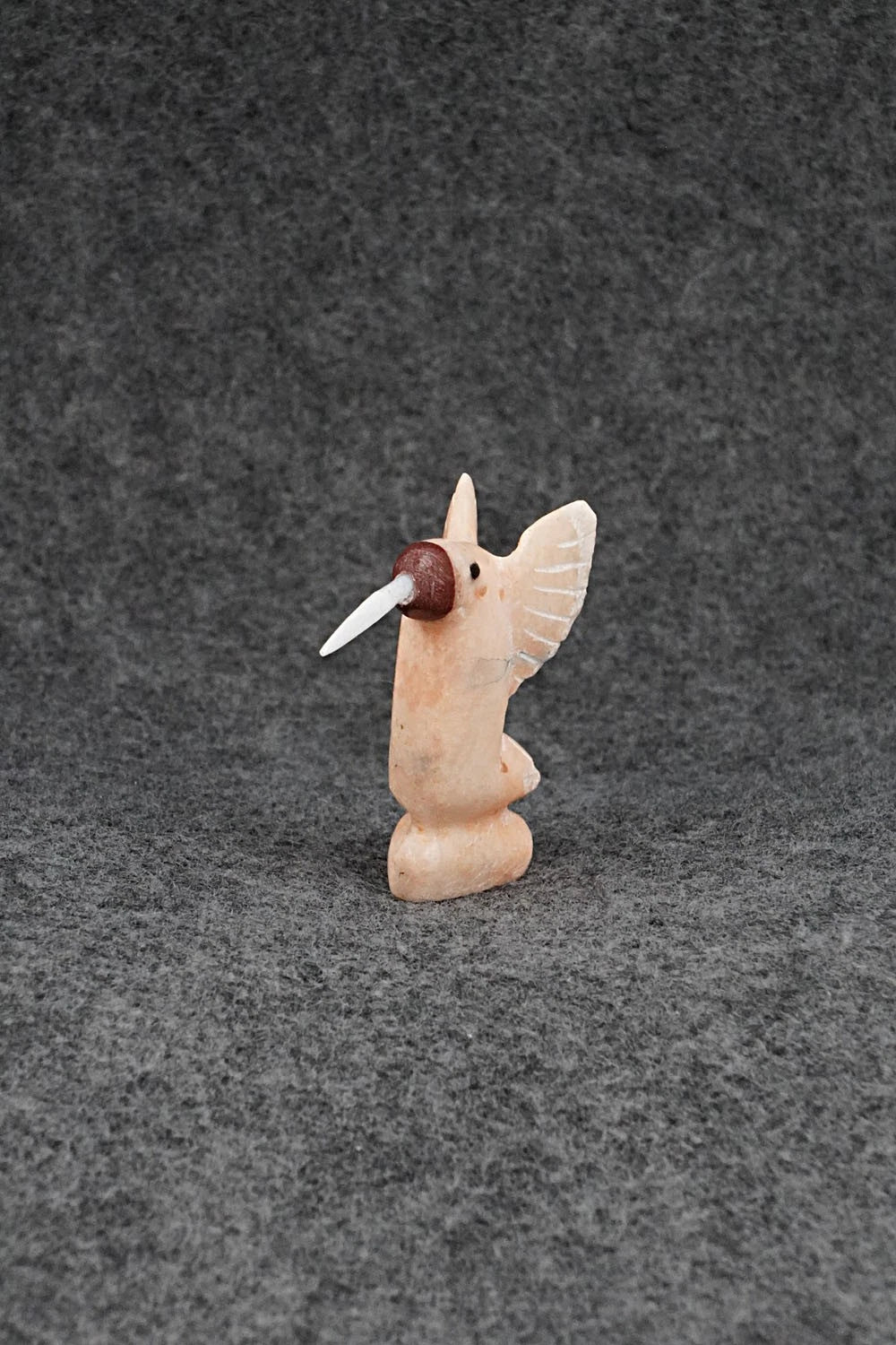 Hummingbird Zuni Fetish Carving - Justin Red Elk