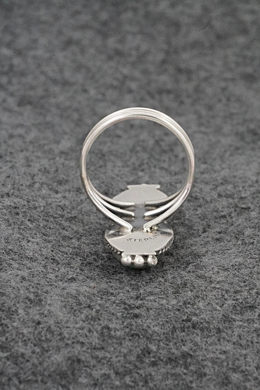 Turquoise & Sterling Silver Ring - Rena Begay - Size 8