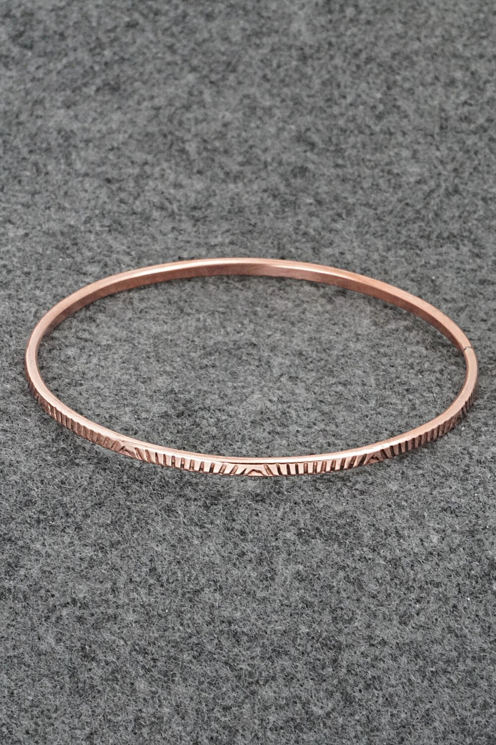 Copper Bangle Bracelet - Elaine Tahe