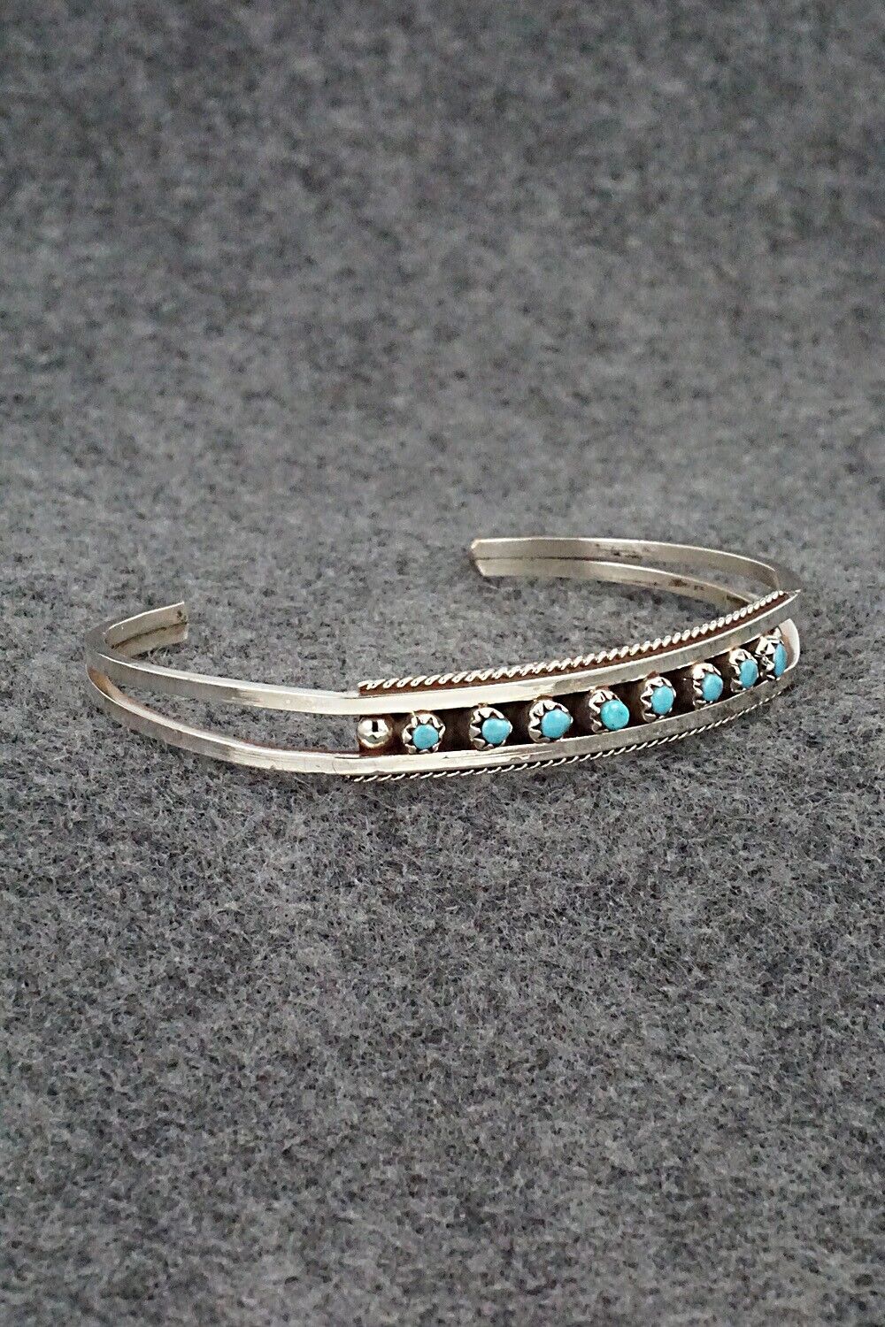 Turquoise & Sterling Silver Bracelet - Susie Livingston