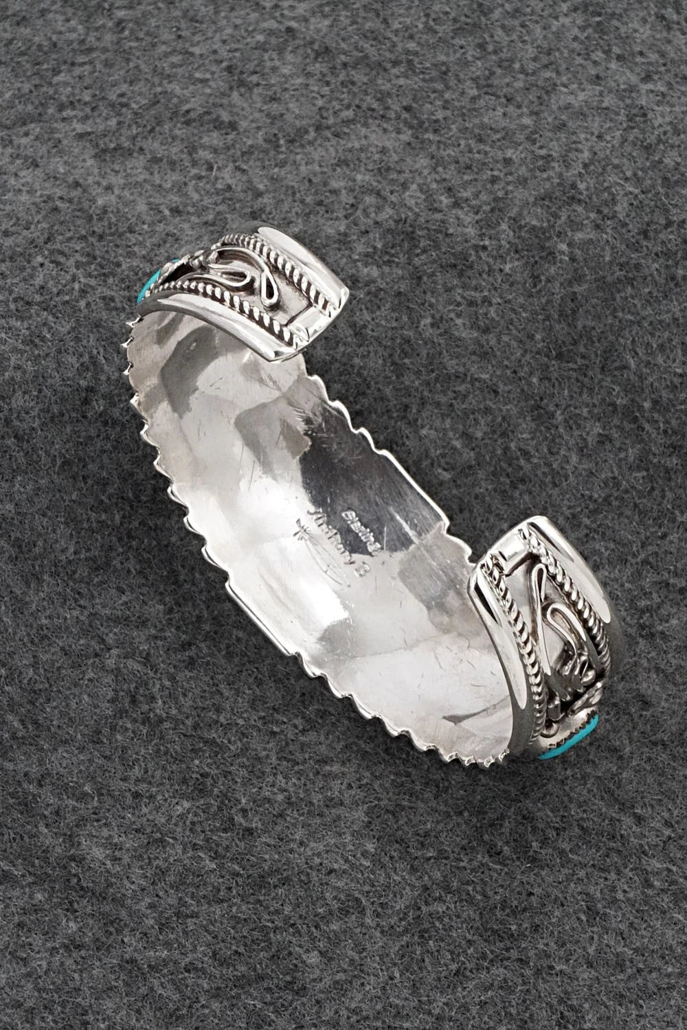 Turquoise & Sterling Silver Bracelet - Anthony Brown