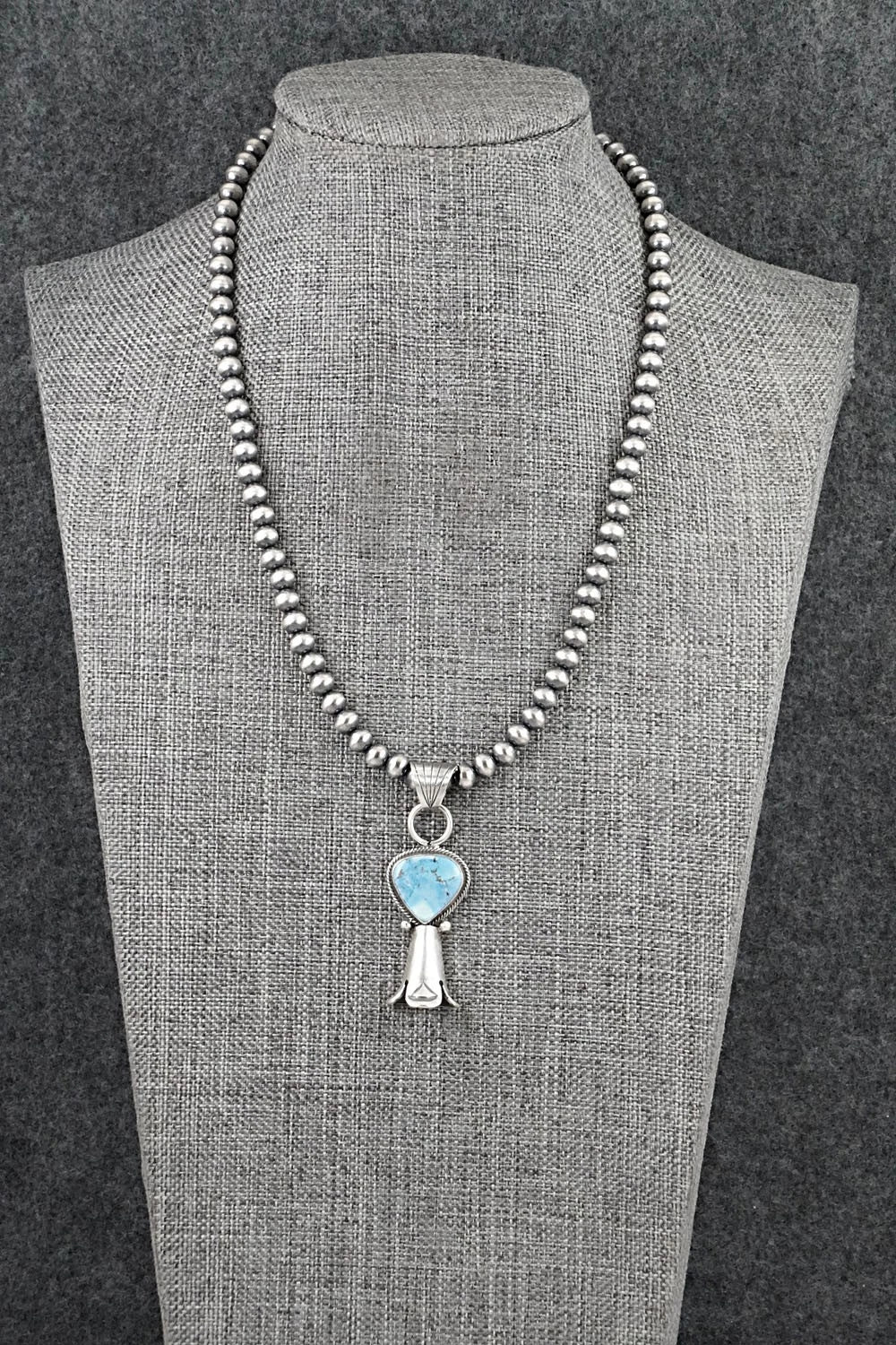 Turquoise & Sterling Silver Necklace - Sharon McCarthy