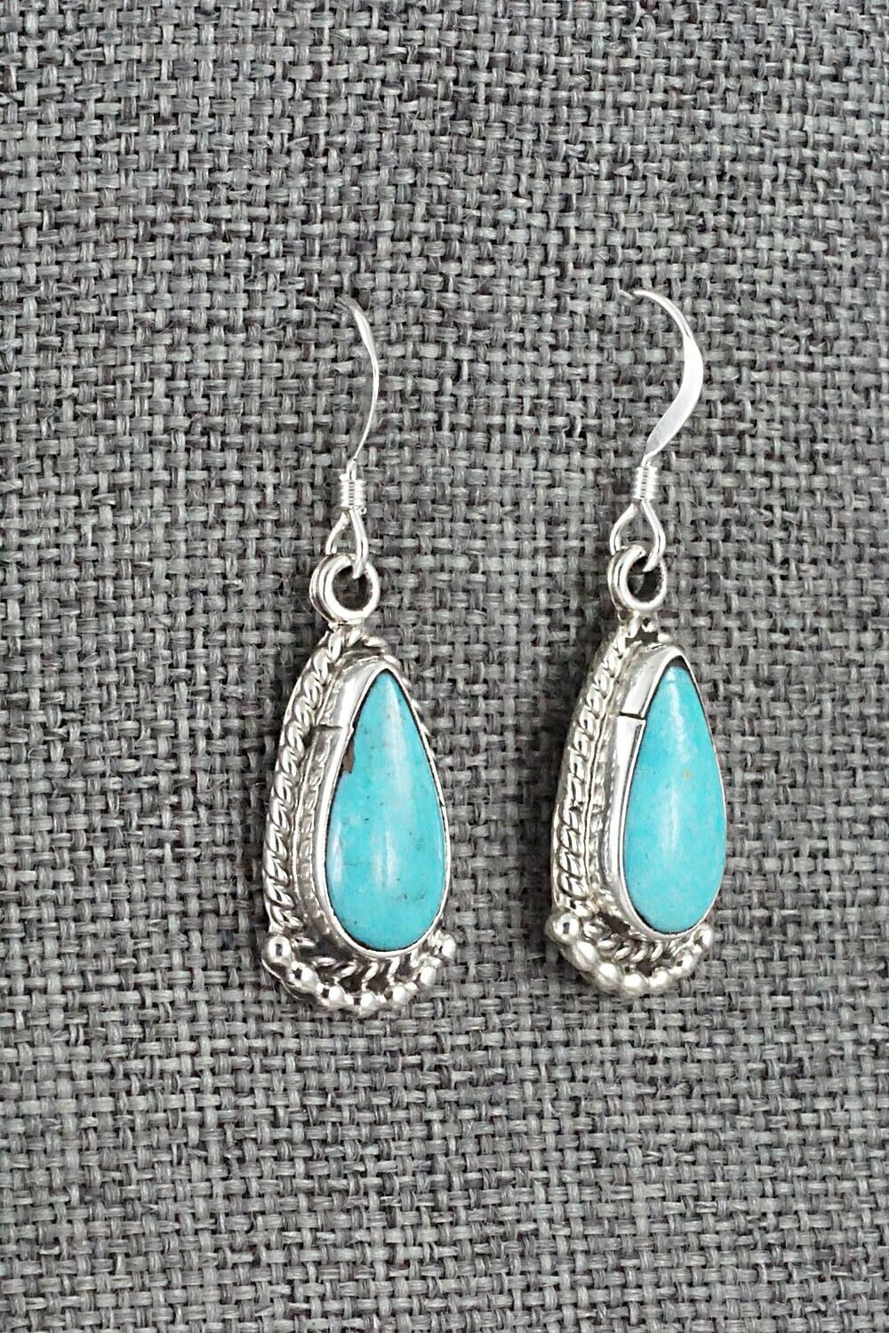 Turquoise and Sterling Silver Earrings - Sharon McCarthy