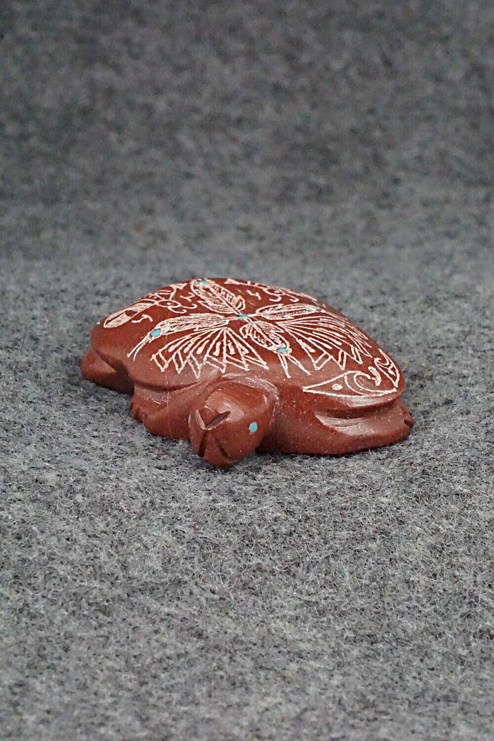 Turtle Zuni Fetish Carving - Adrian Cachini
