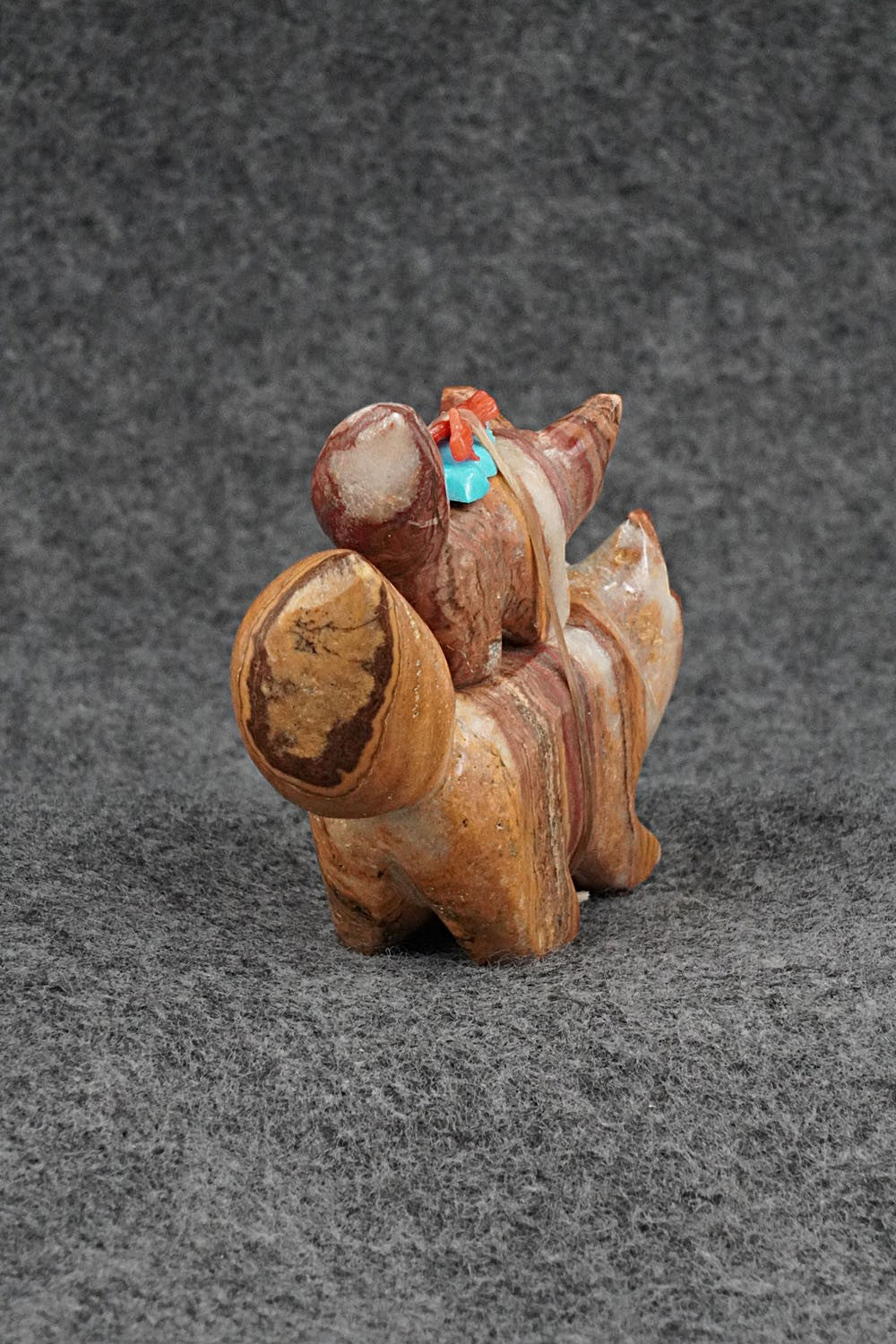 Fox Zuni Fetish Carving - Enrike Leekya