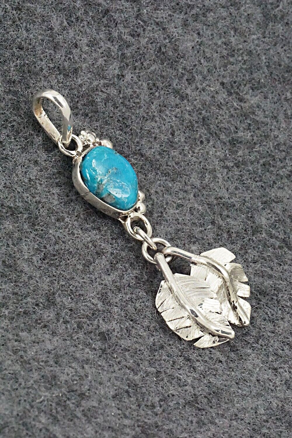 Turquoise & Sterling Silver Pendant - Tammy Deysee