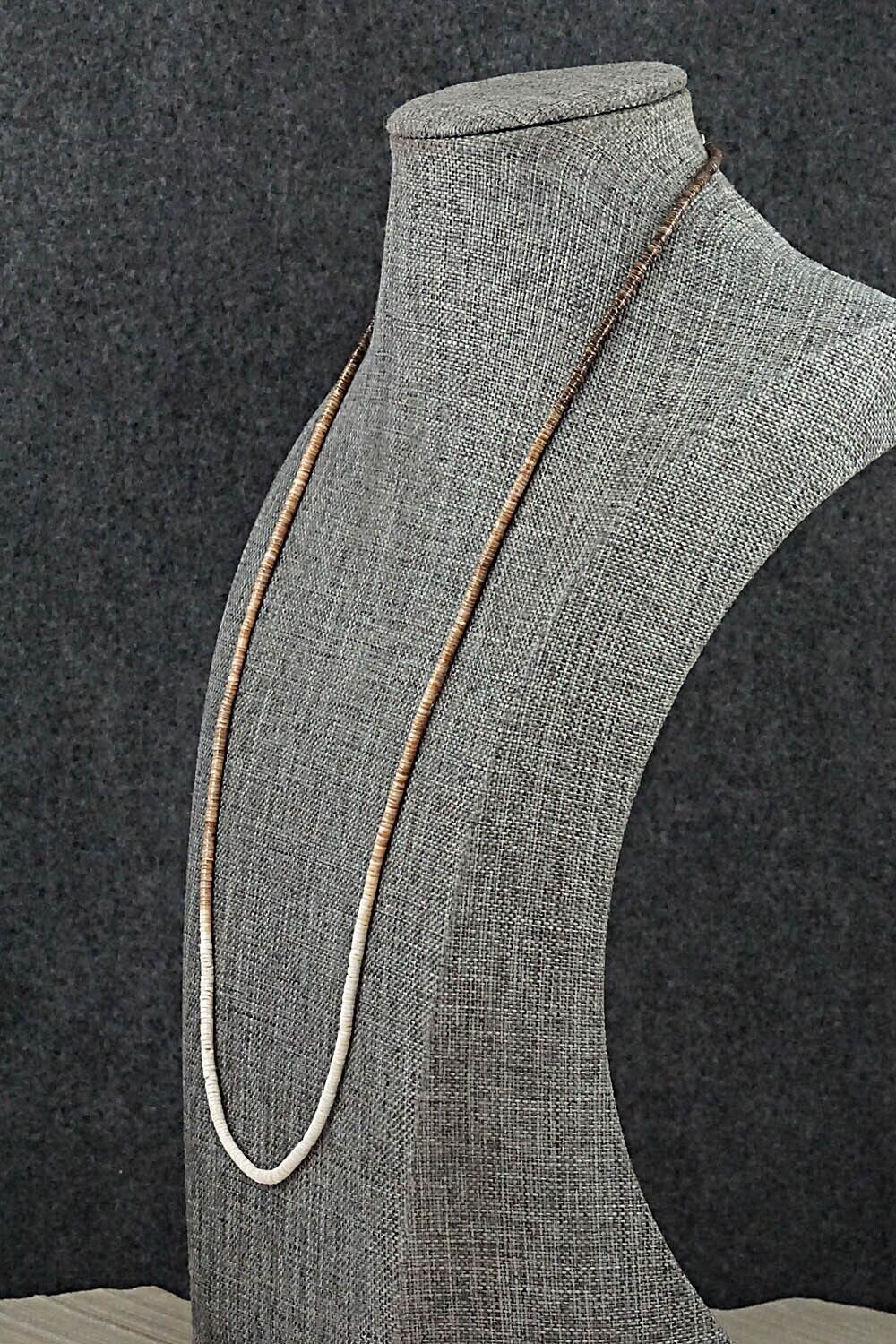 Shell Beaded Necklace 24"- Ramona Bird
