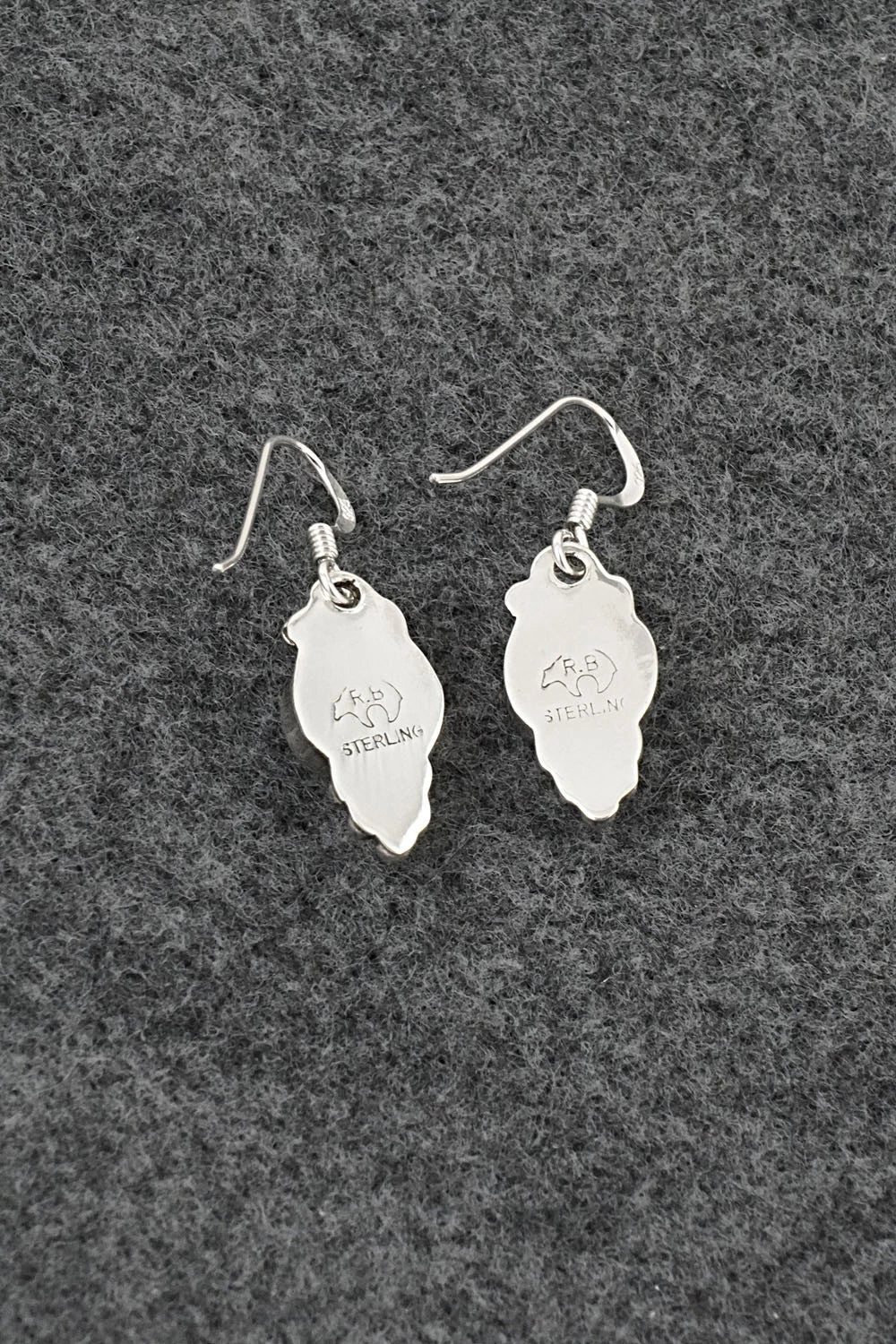 Turquoise & Sterling Silver Earrings - Isabell Yazzie