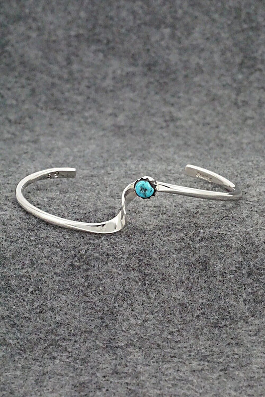 Turquoise & Sterling Silver Bracelet - Yolanda Skeets