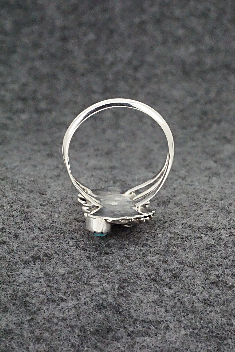 Turquoise & Sterling Silver Ring - Alice Rose Saunders - Size 8.25