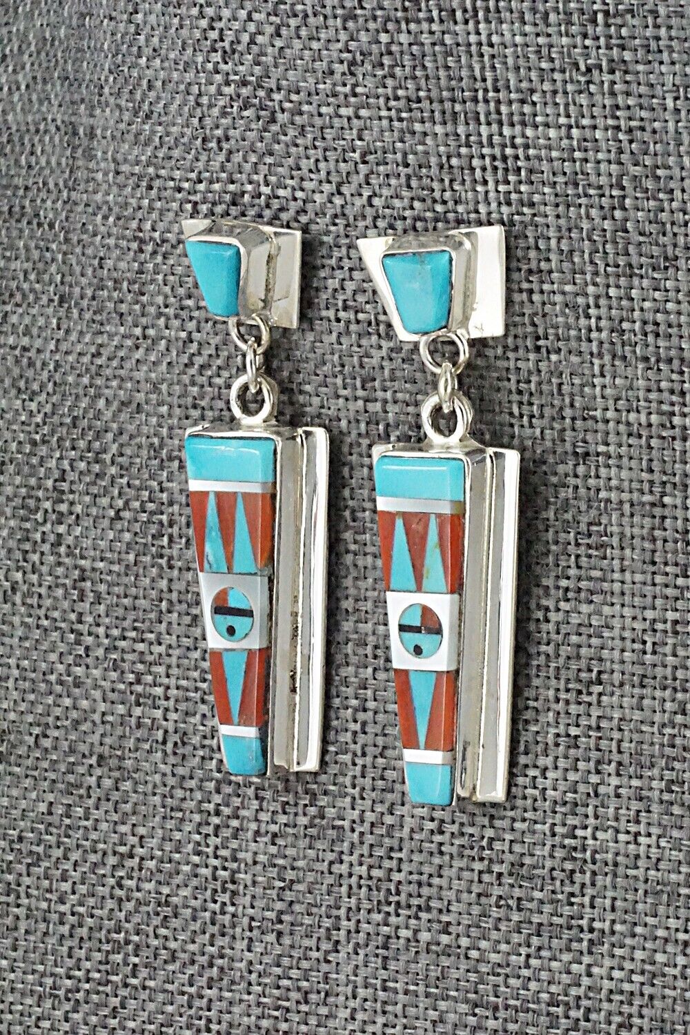 Multi-Stone & Sterling Silver Earrings - Patty Edaakie