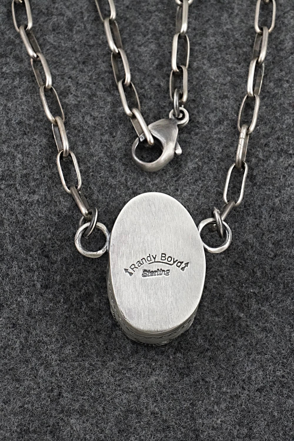 Turquoise & Sterling Silver Necklace - Randy Boyd