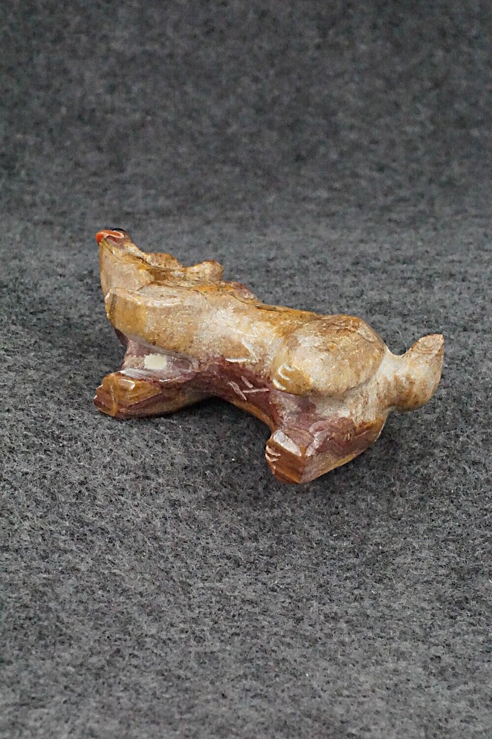 Wolf Zuni Fetish Carving - Freddie Leekya