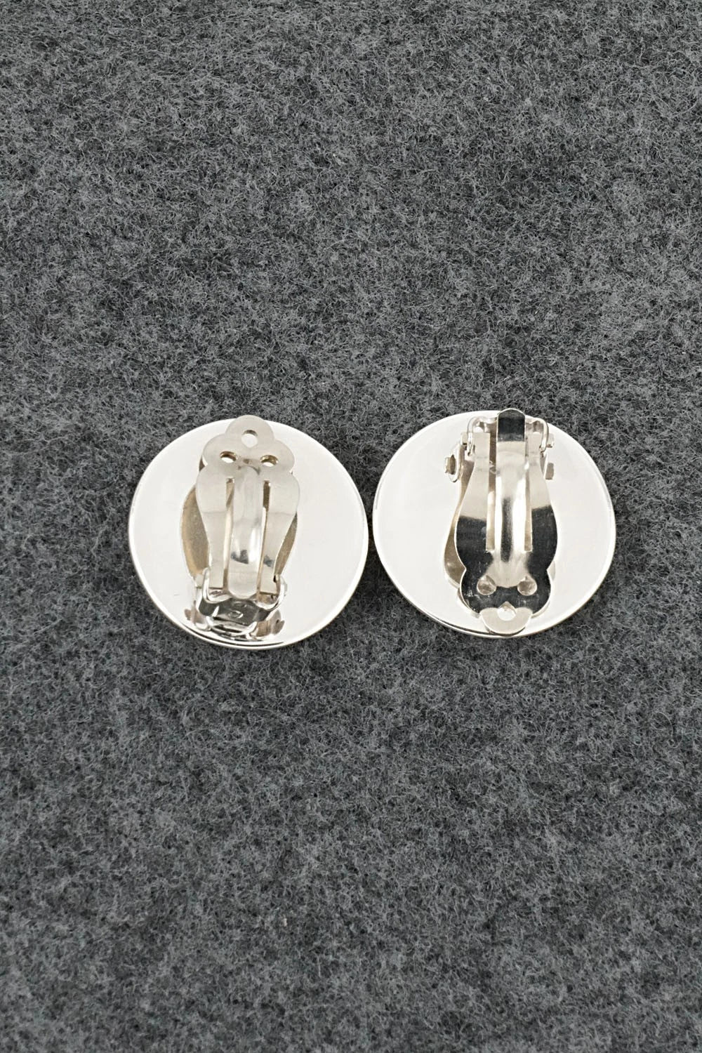 Sterling Silver Earrings - Marie Yazzie