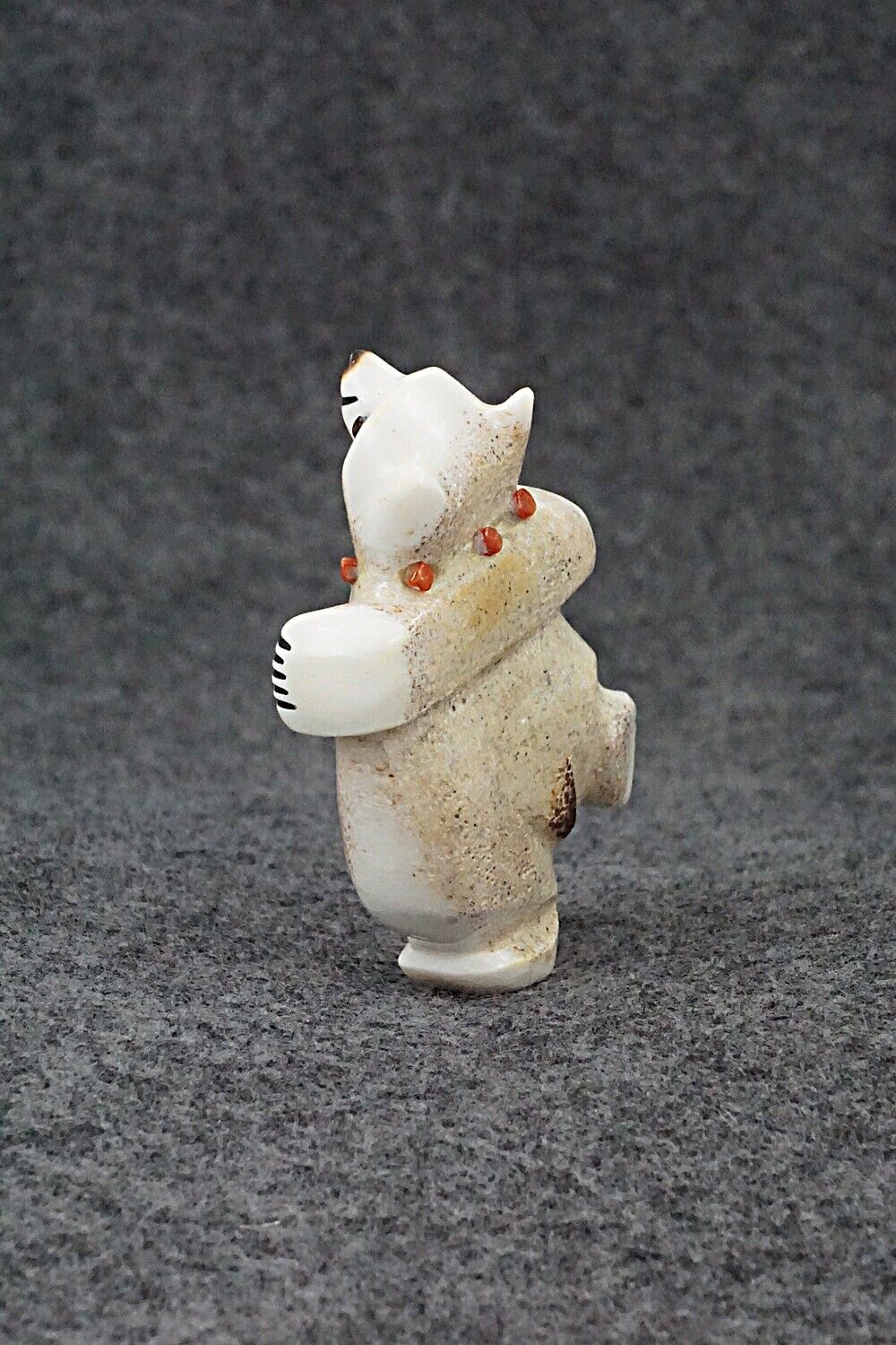 Dancing Bear Zuni Fetish Carving - Claudia Peina