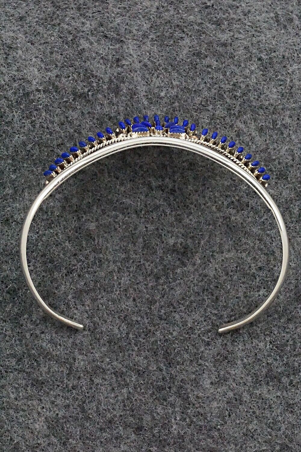 Lapis & Sterling Silver Bracelet - Stewart Nakatewa