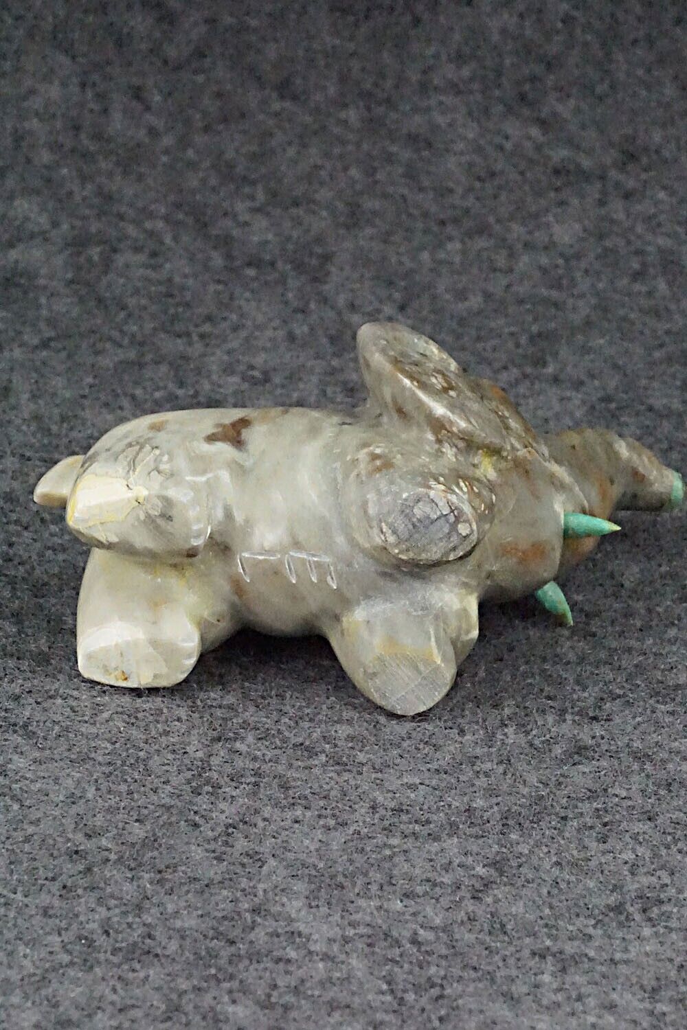 Elephant Zuni Fetish Carving - Enrike Leekya