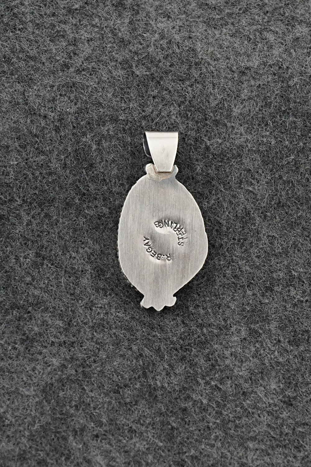 Turquoise & Sterling Silver Pendant - Rena Begay