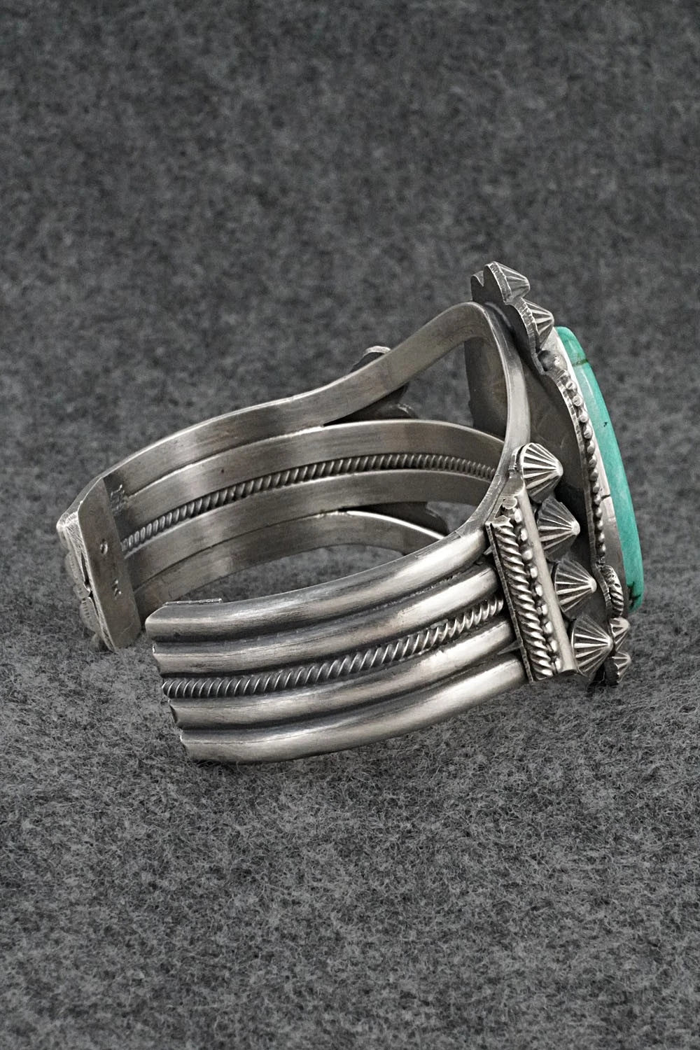 Turquoise & Sterling Silver Bracelet - Michael Calladitto