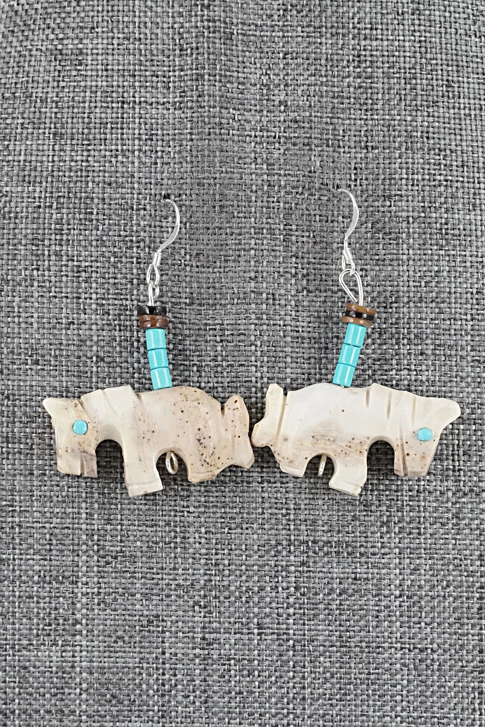 Multi-Stone Horse Fetish & Sterling Silver Necklace Set - Dannette Laate