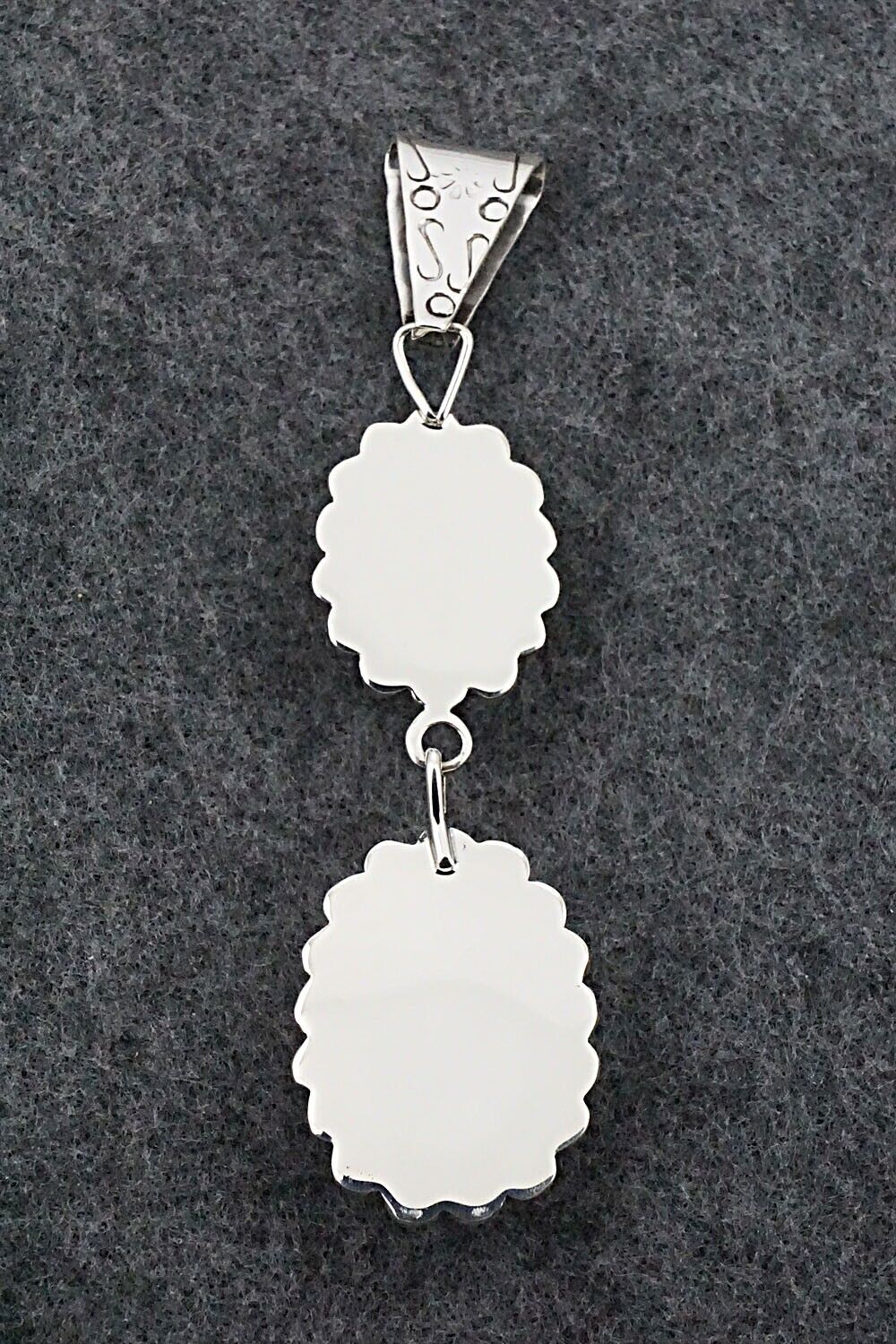 Turquoise & Sterling Silver Pendant - Sheena Jack