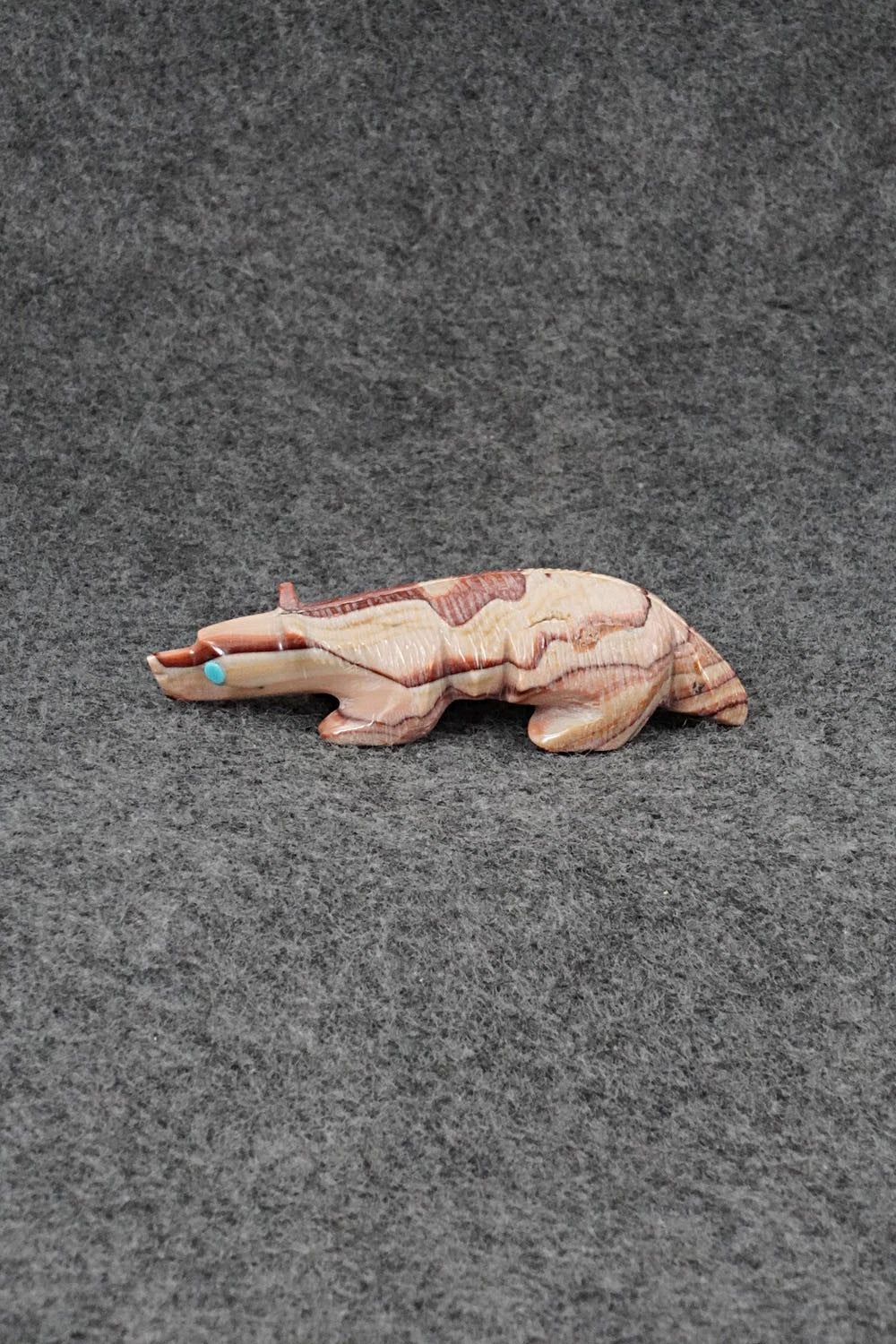 Badger Zuni Fetish Carving - Ronnie Lunasee