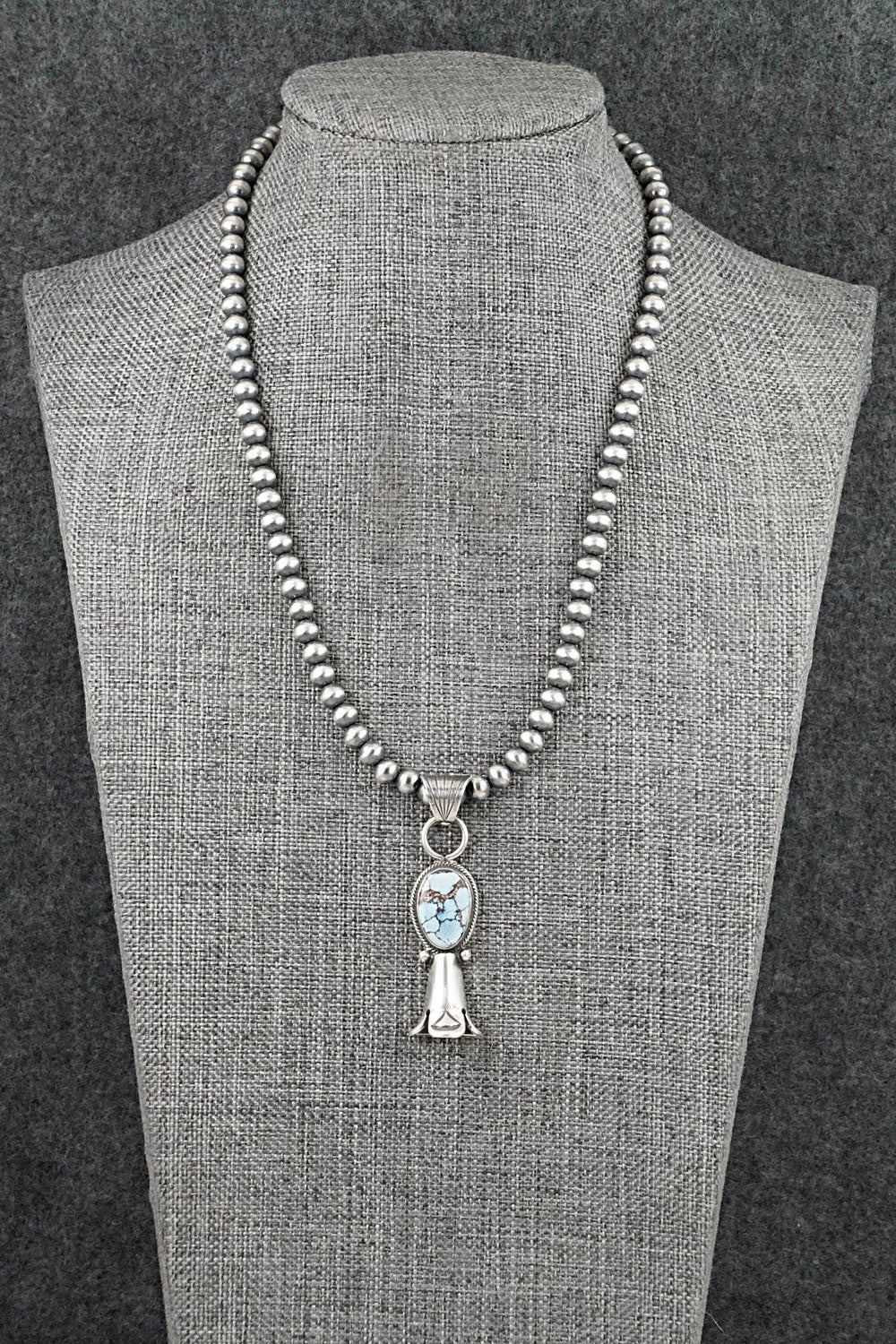 Turquoise & Sterling Silver Necklace - Sharon McCarthy