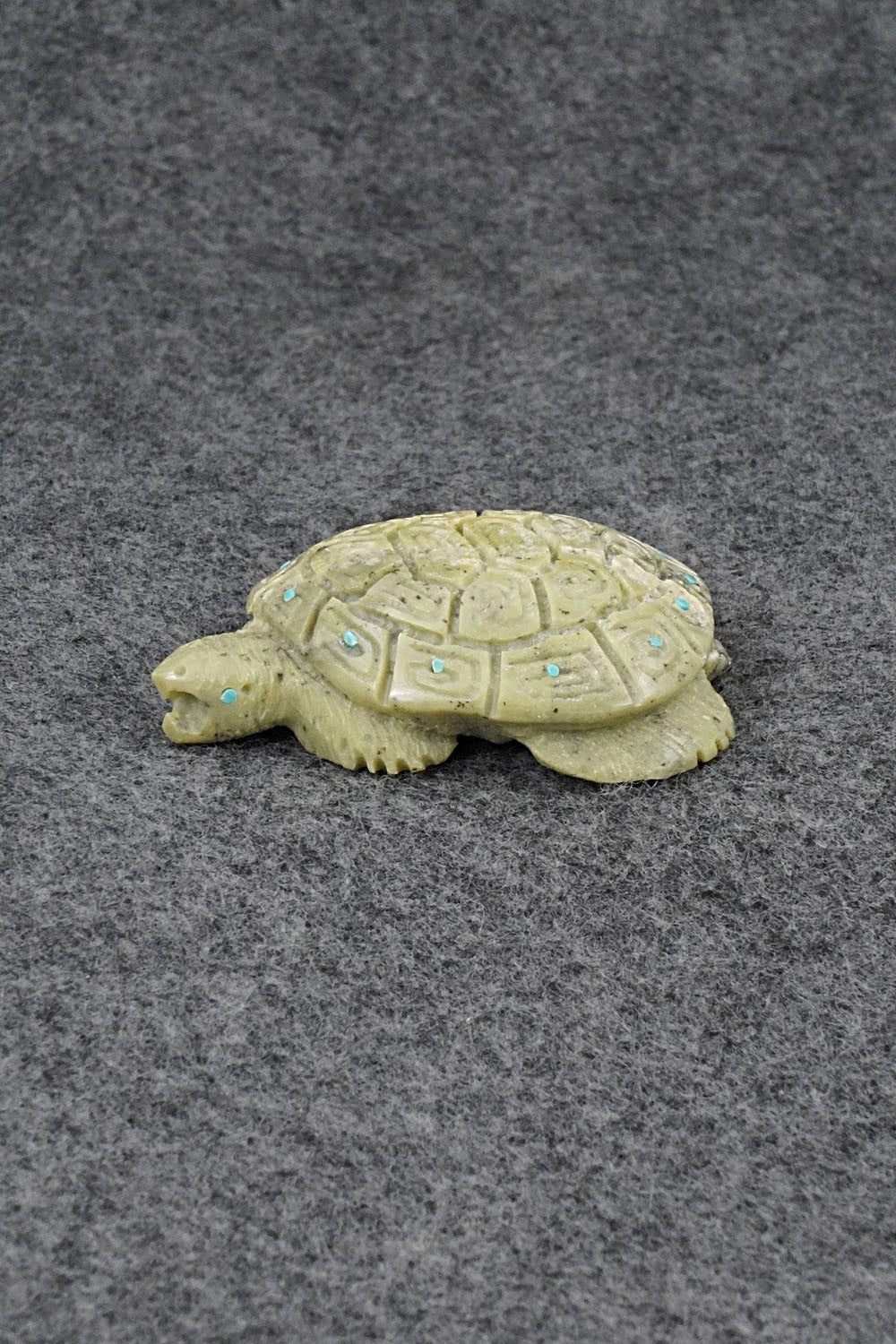 Turtle Zuni Fetish Carving - Adrian Cachini