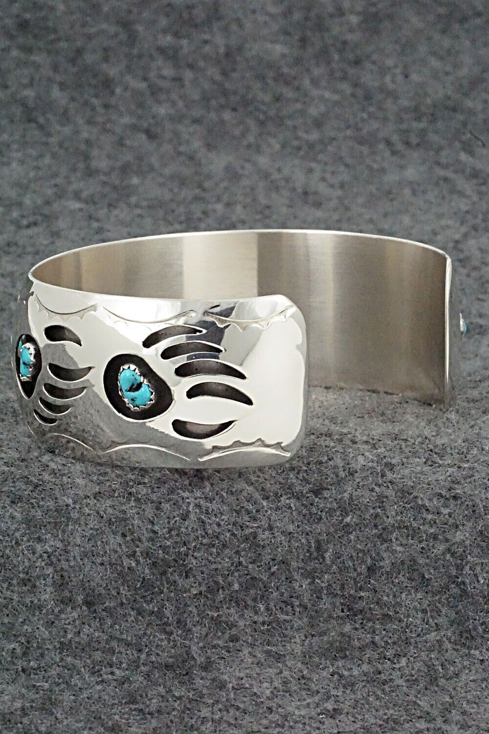 Turquoise & Sterling Silver Bracelet - Pearlene Spencer