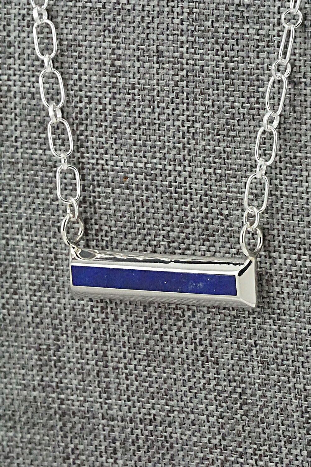 Lapis & Sterling Silver Necklace - Troy Natachu