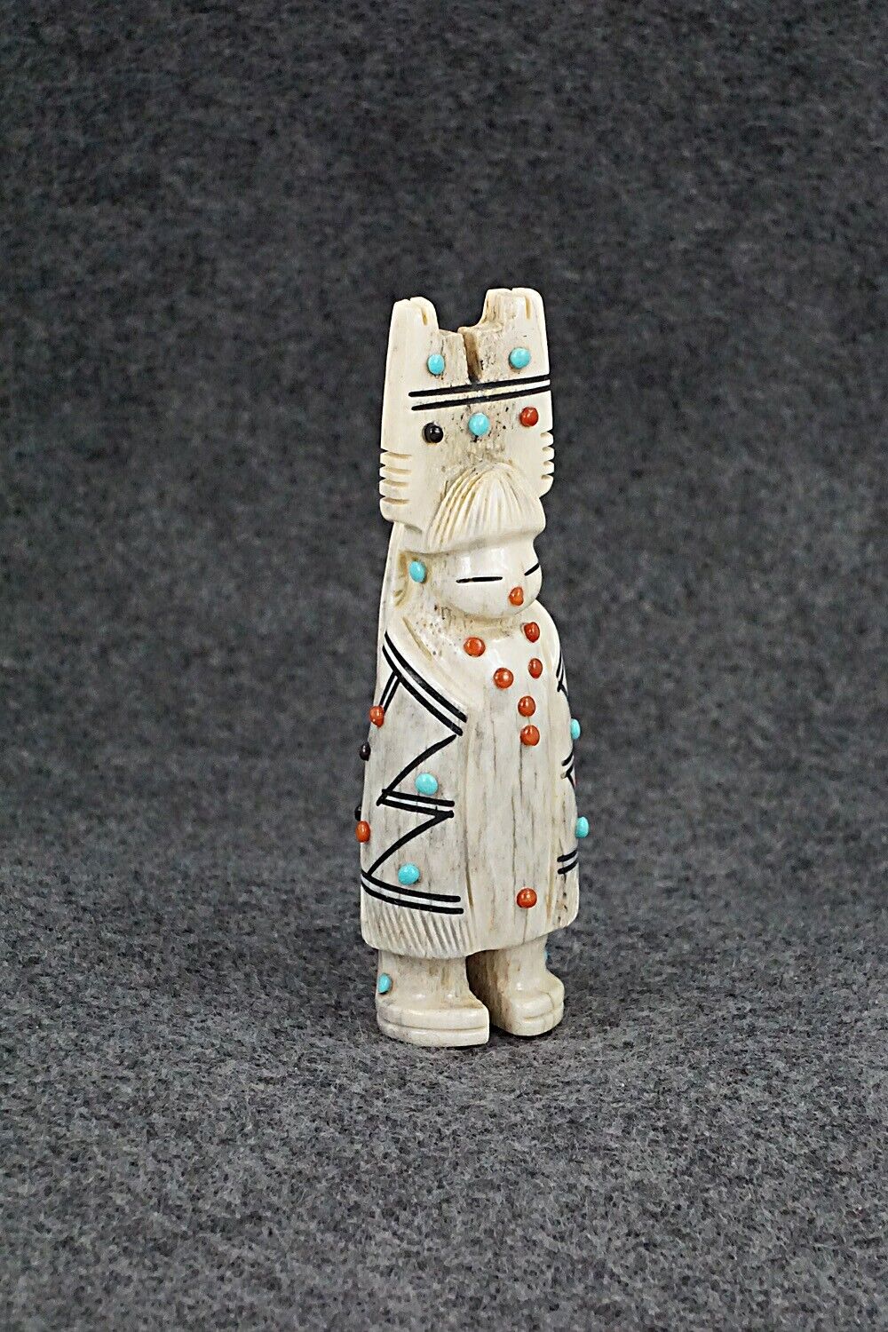 Corn Maiden Zuni Fetish Carving - Claudia Peina