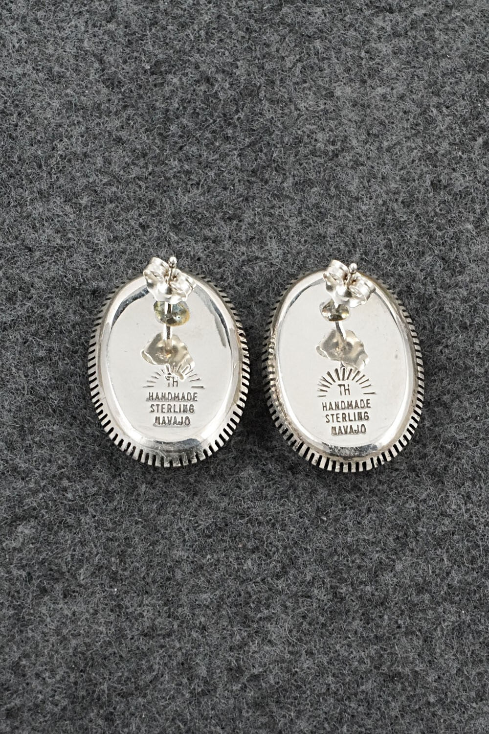 Turquoise & Sterling Silver Earrings - Toby Henderson