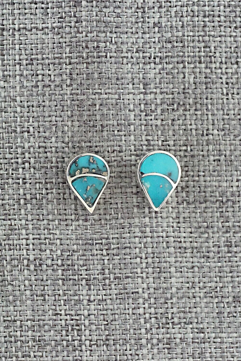 Turquoise & Sterling Silver Earrings - Lynelle Johnson