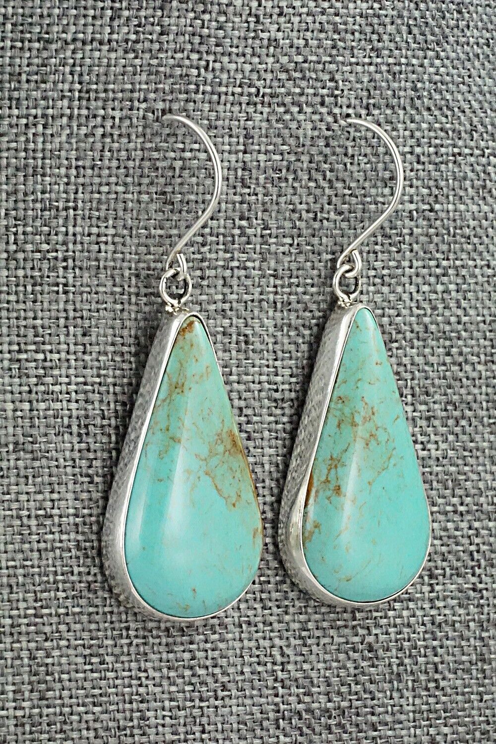 Turquoise & Sterling Silver Earrings - Rena Begay