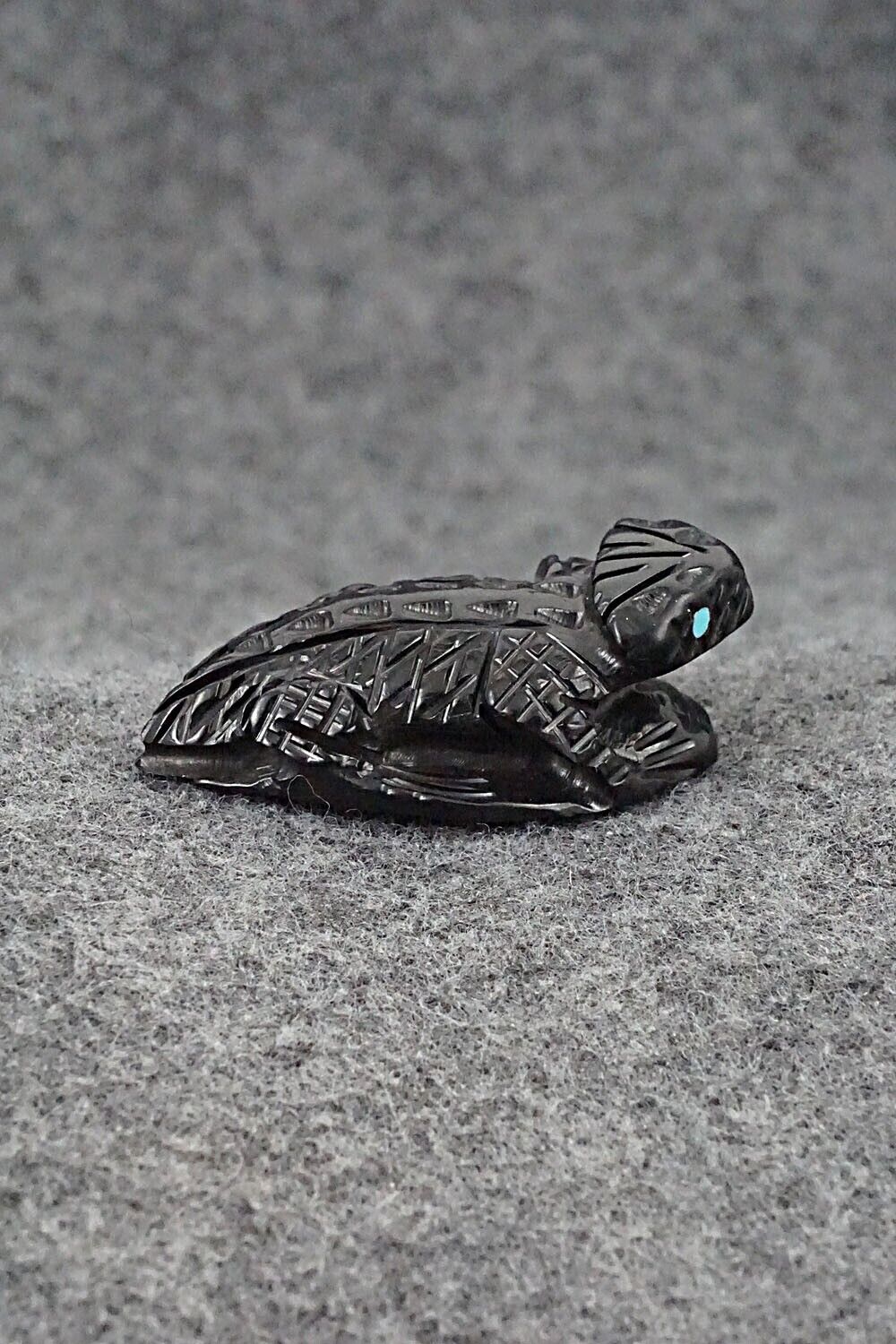 Horned Toad Zuni Fetish Carving - Jensen Charlie