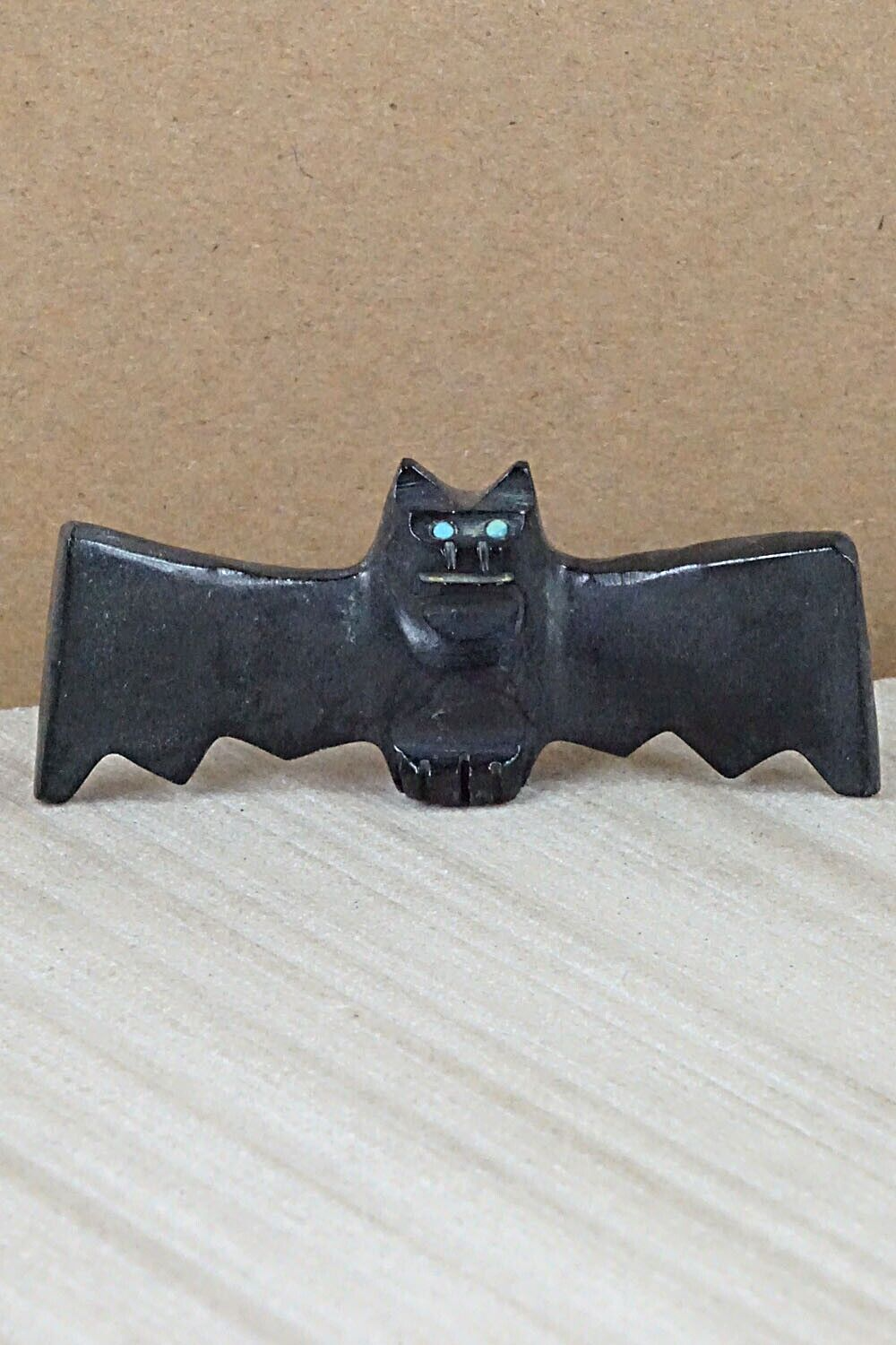 Bat Zuni Fetish Carving - Tim Lementino