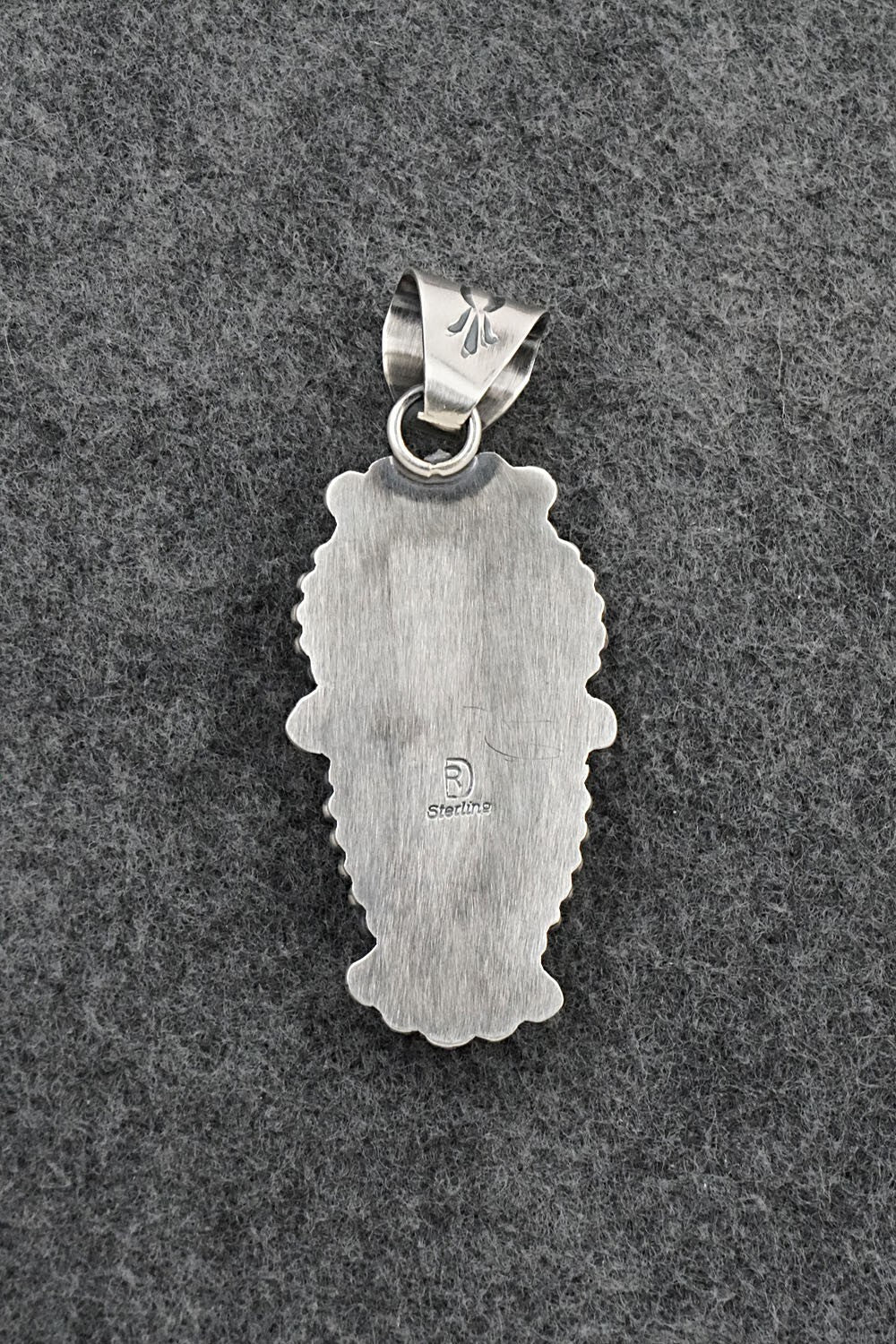 Variscite & Sterling Silver Pendant - Raymond Delgarito