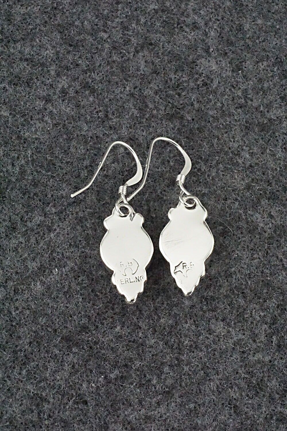 Opalite & Sterling Silver Earrings - Adelarae Yazzie