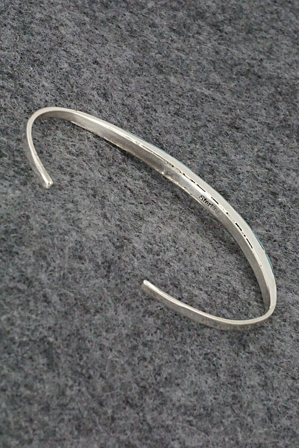 Turquoise & Sterling Silver Bracelet - Jeanette Chavez