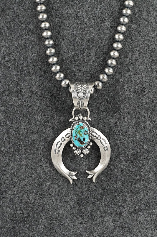 Turquoise & Sterling Silver Necklace - Samuel Yellowhair