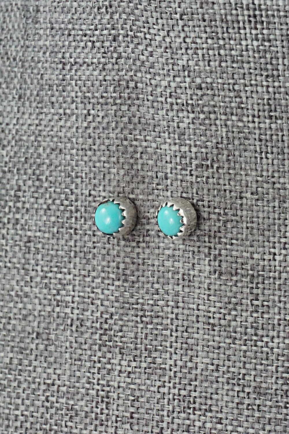 Turquoise and Sterling Silver Earrings - Betty Hawthorne