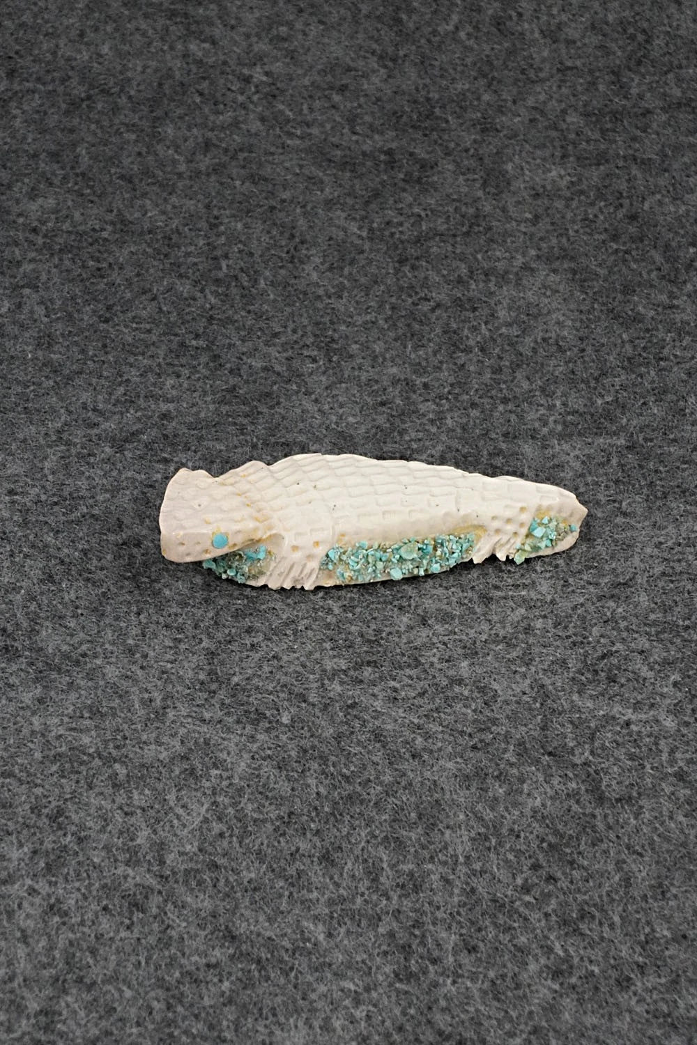 Horned Toad Zuni Fetish Carving - Jensen Charlie