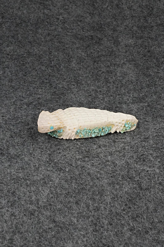 Horned Toad Zuni Fetish Carving - Jensen Charlie