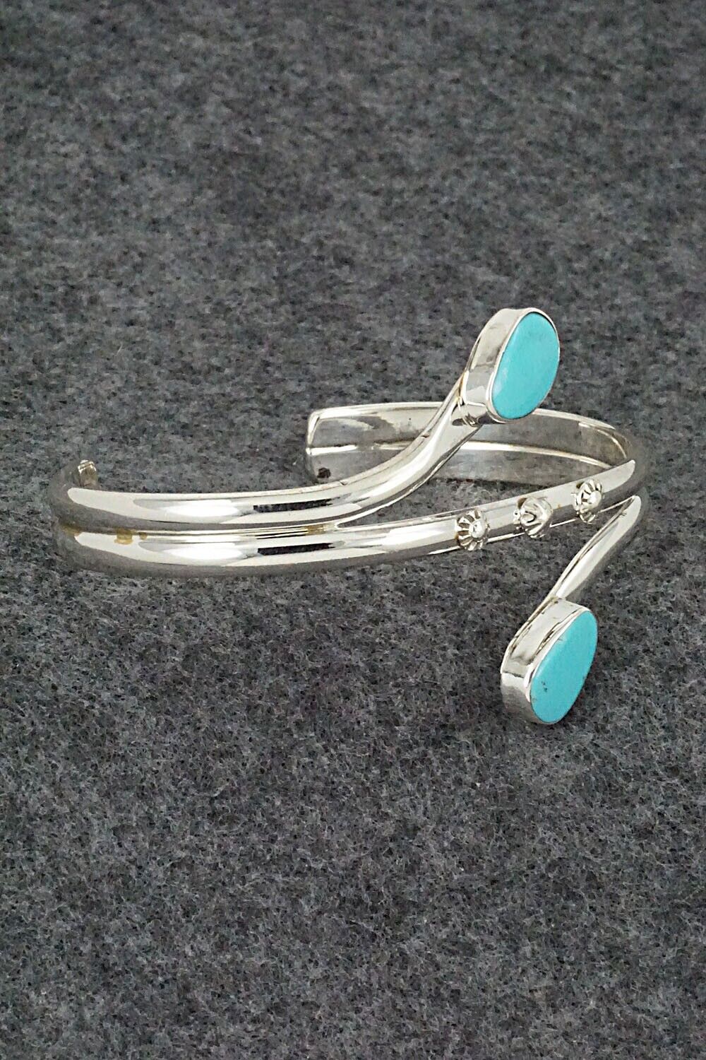 Turquoise & Sterling Silver Bracelet - Thomas Yazzie