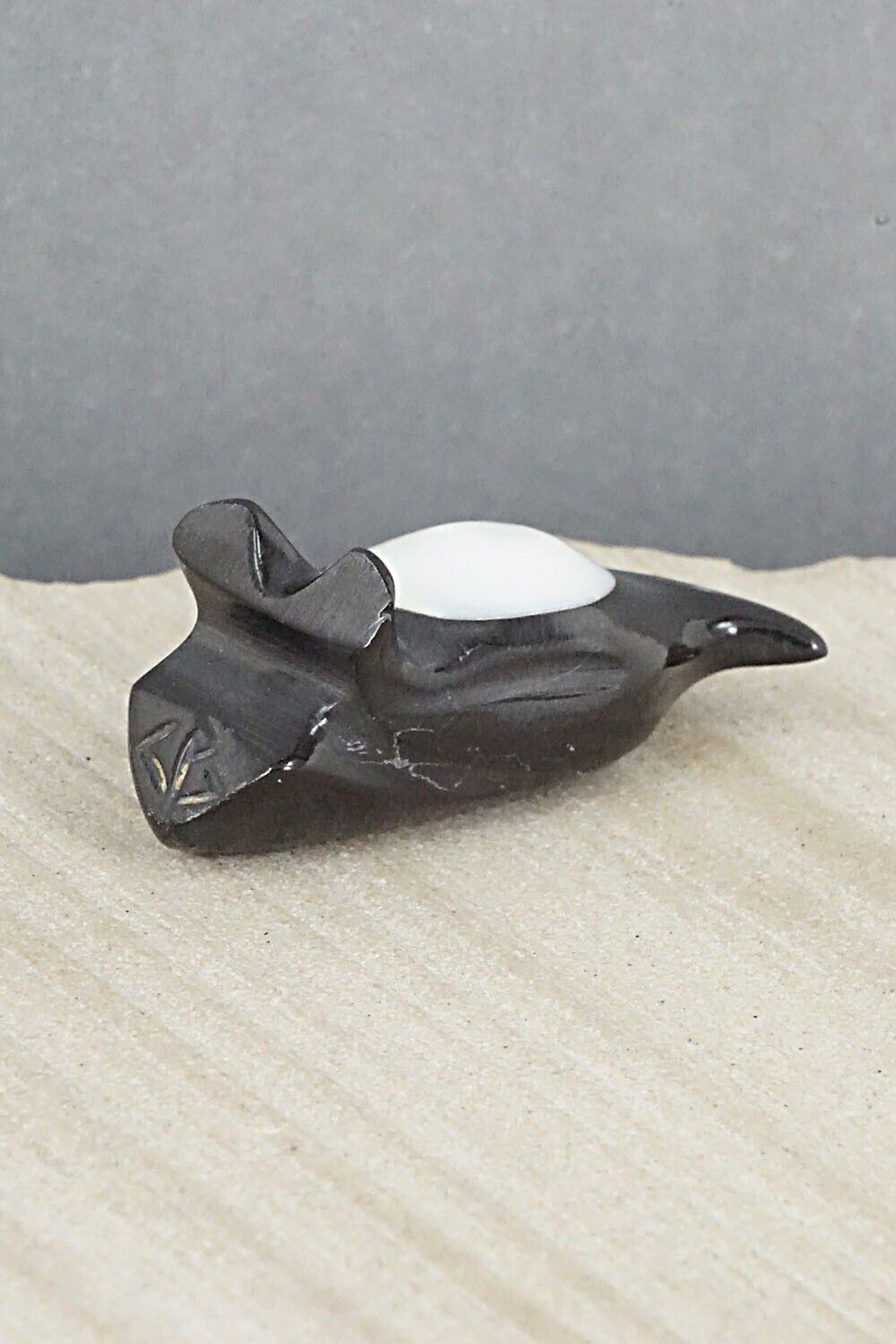 Penguin Zuni Fetish Carving - Calvert Bowannie