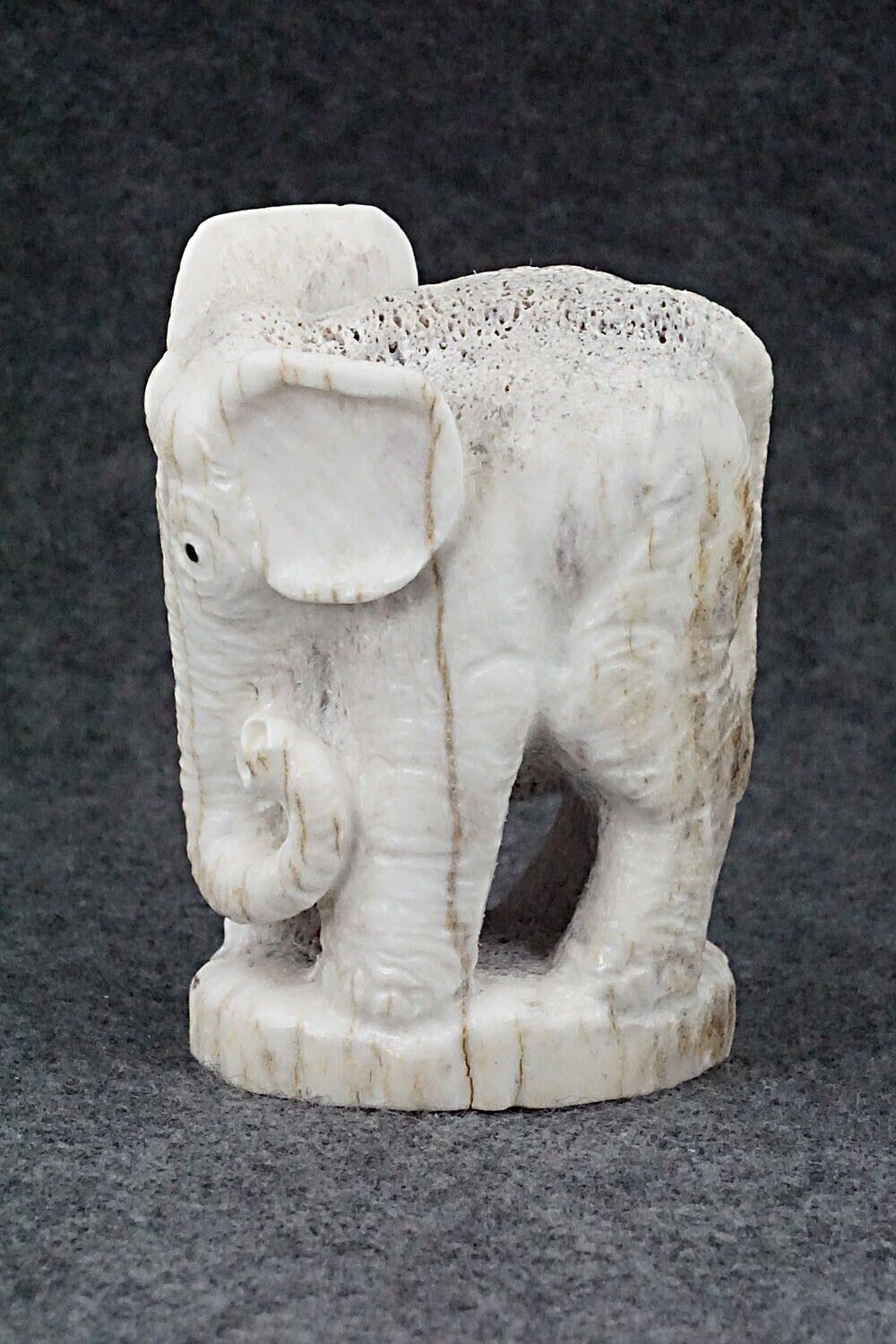 Elephant Zuni Fetish Carving - Maxx Laate