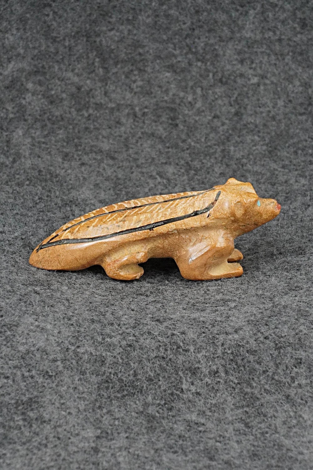 Badger Zuni Fetish Carving - Freddie Leekya