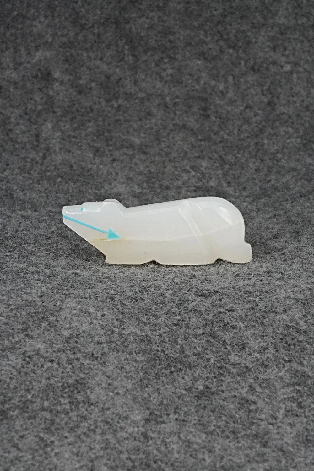 Fox Zuni Fetish Carving - Clayton Panteah