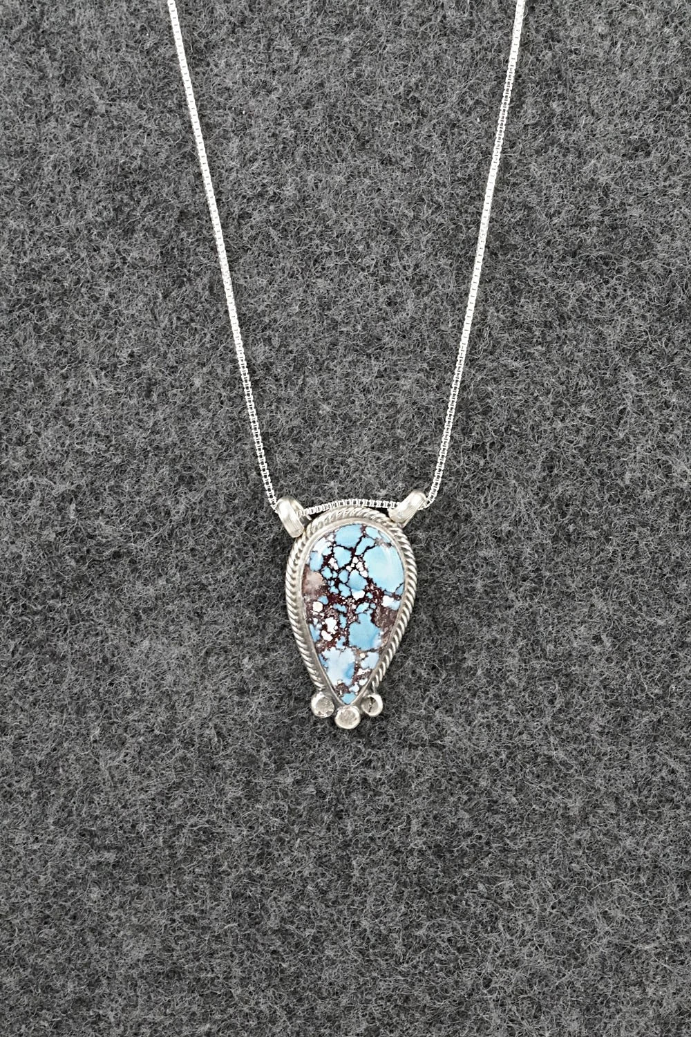 Turquoise & Sterling Silver Necklace - Sharon McCarthy