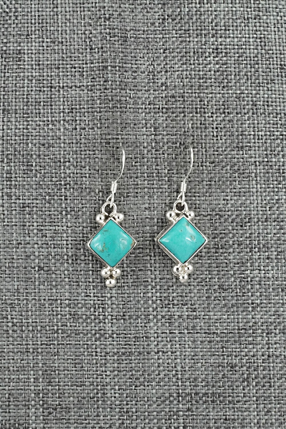 Turquoise & Sterling Silver Earrings - Sharon McCarthy